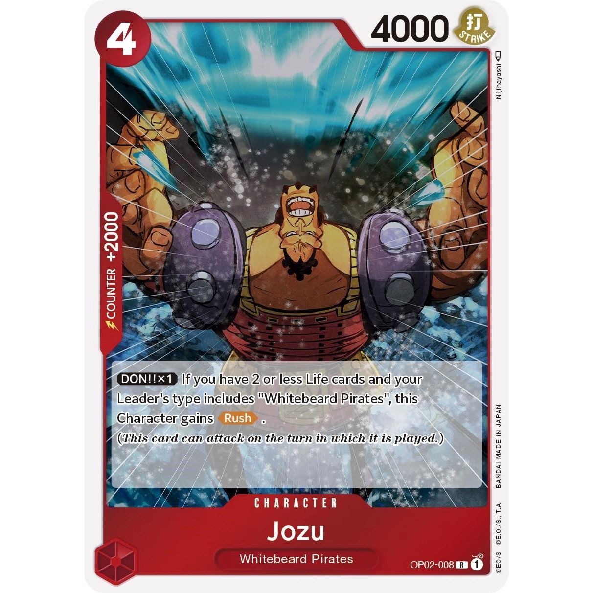 Image for Jozu (OP02-008) (OP02) - One Piece Card Game