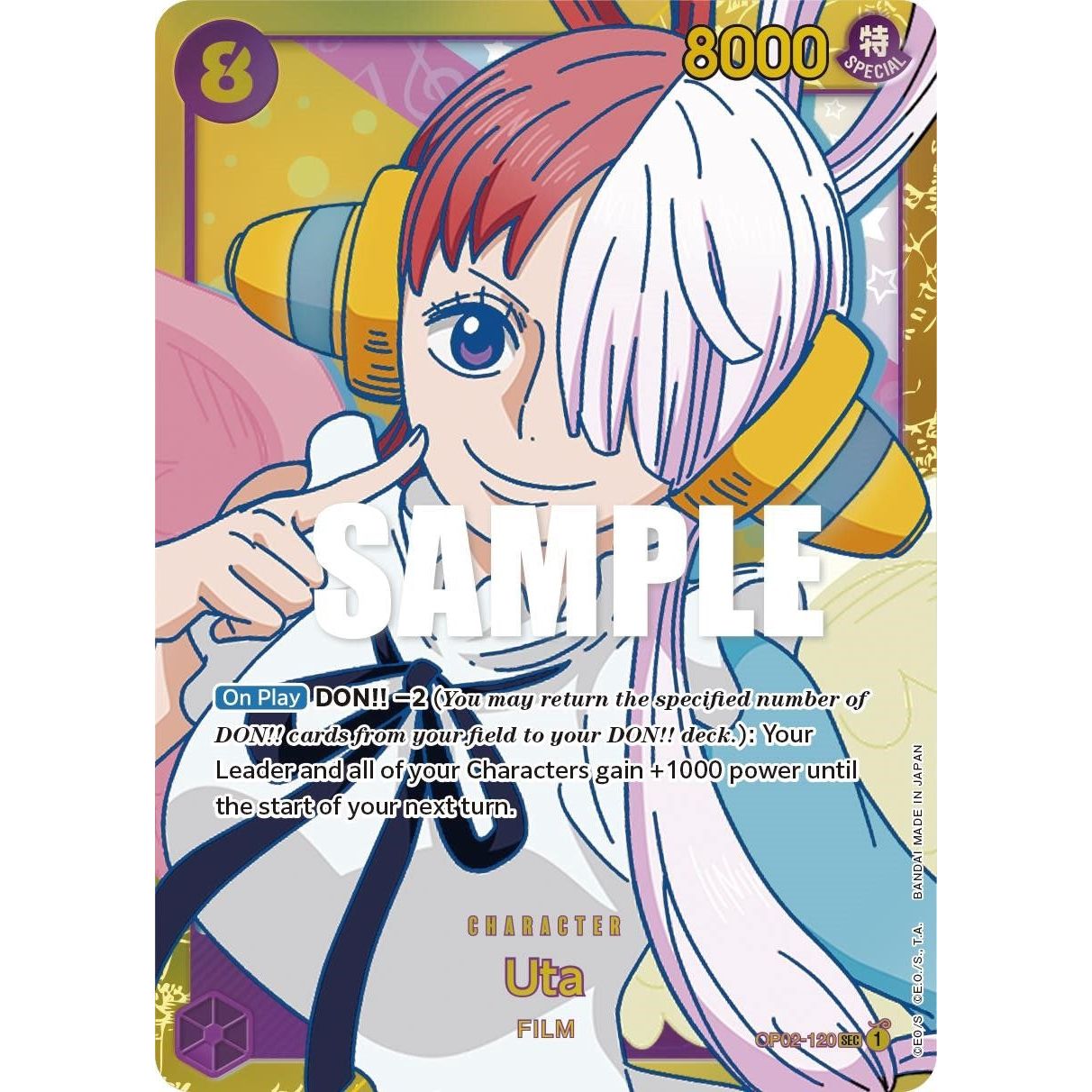 Image for Uta (OP02-120) (OP02) - One Piece Card Game