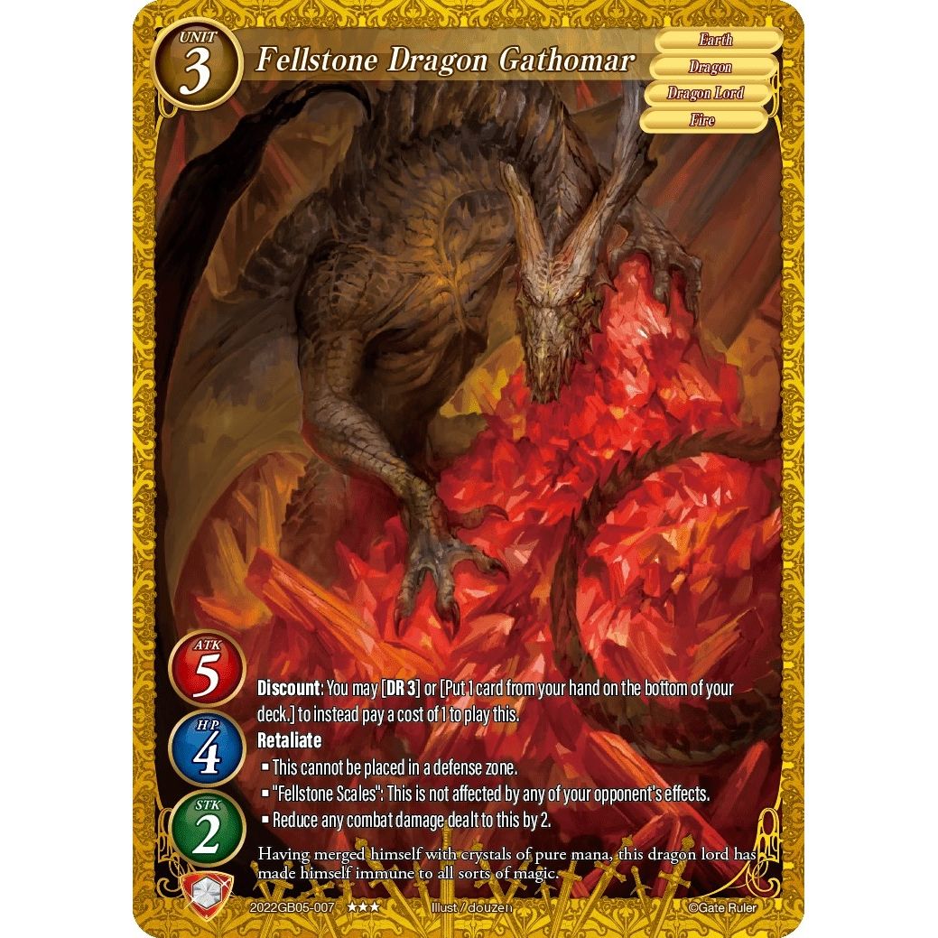 Image for Fellstone Dragon Gathomar (2022GB05-007) - Gate Ruler
