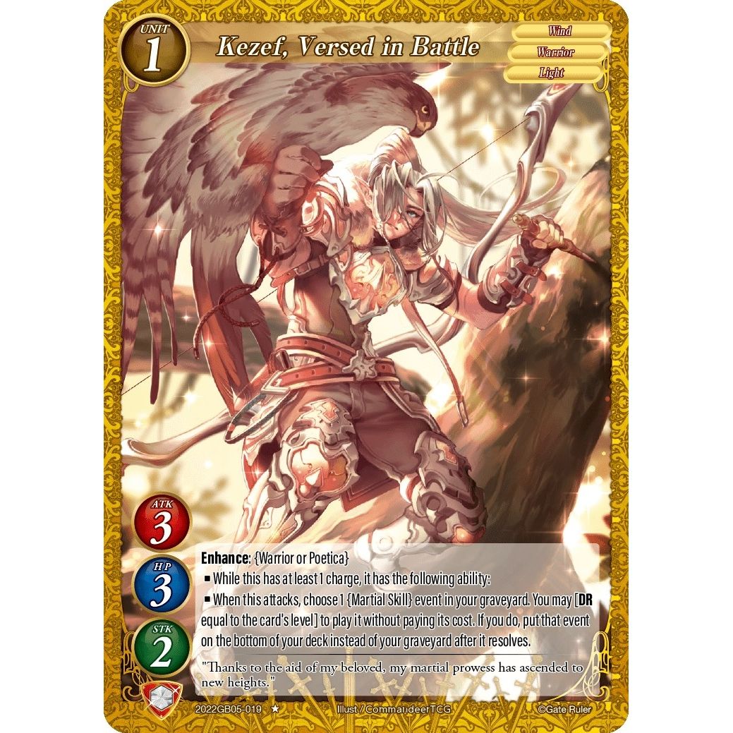 Image for Kezef, Versed in Battle (2022GB05-019) - Gate Ruler