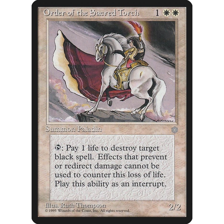 Image for Order of the Sacred Torch (ICE) - Magic: The Gathering