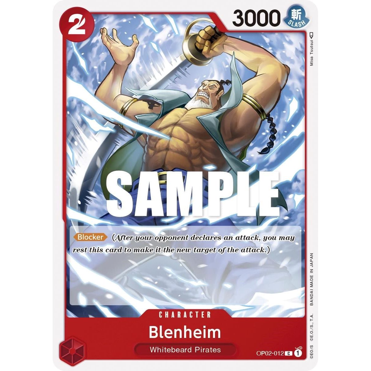 Image for Blenheim (OP02-012) (OP02) - One Piece Card Game