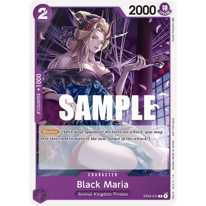 Image for Black Maria (Tournament Pack Vol. 2) (ST04-011) (OP-PR) - One Piece Card Game