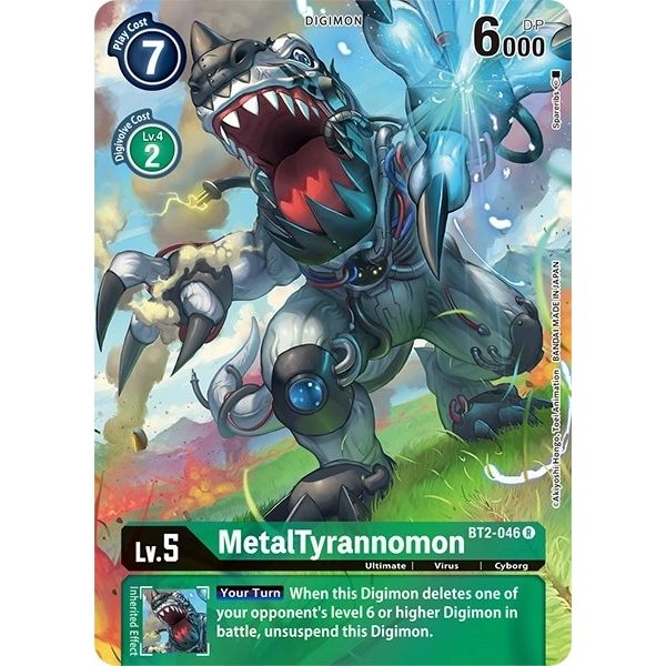 Image for MetalTyrannomon (Alternate Art) (BT2-046 R) (BT11) - Digimon Card Game