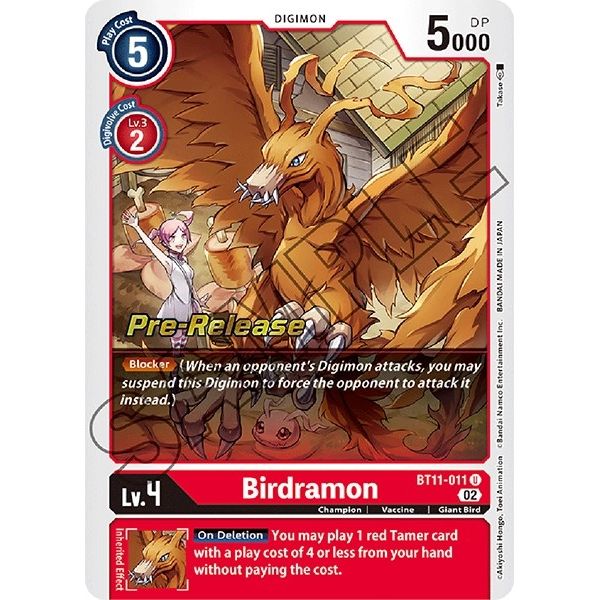Image for Birdramon (BT11-011 U) (BT11_PR) - Digimon Card Game