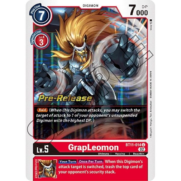 Image for GrapLeomon (BT11-014 U) (BT11_PR) - Digimon Card Game