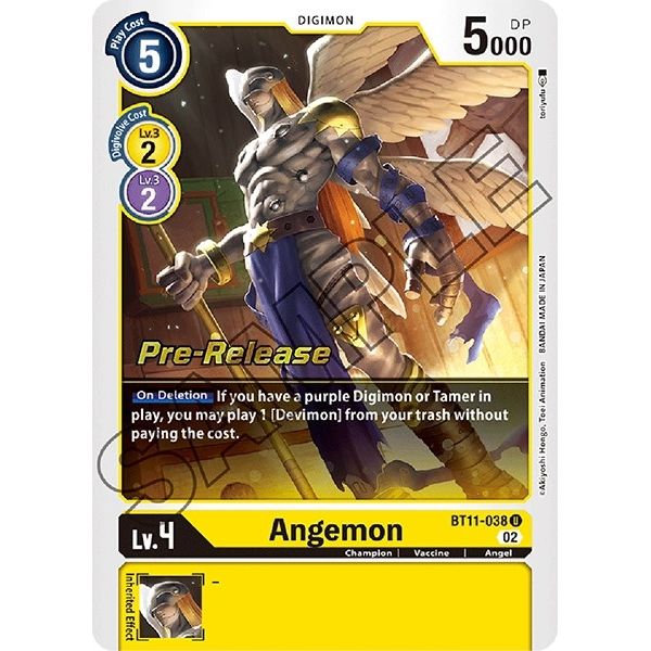 Image for Angemon (BT11-038 U) (BT11_PR) - Digimon Card Game