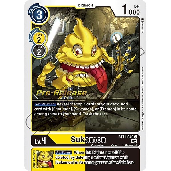 Image for Sukamon (BT11-040 U) (BT11_PR) - Digimon Card Game