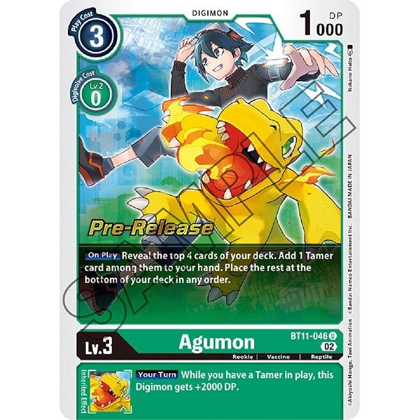 Image for Agumon (BT11-046 U) (BT11_PR) - Digimon Card Game