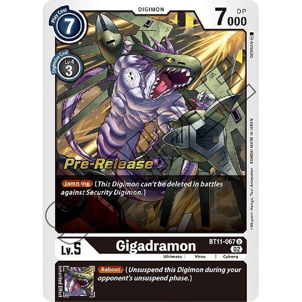 Image for Gigadramon (BT11-067 U) (BT11_PR) - Digimon Card Game