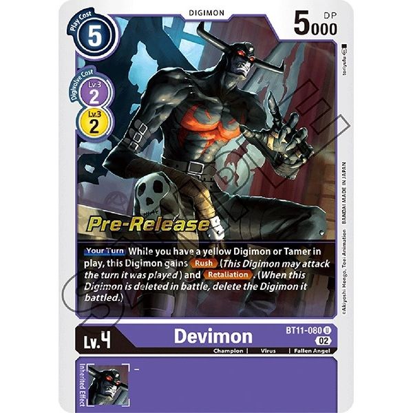 Image for Devimon (BT11-080 U) (BT11_PR) - Digimon Card Game