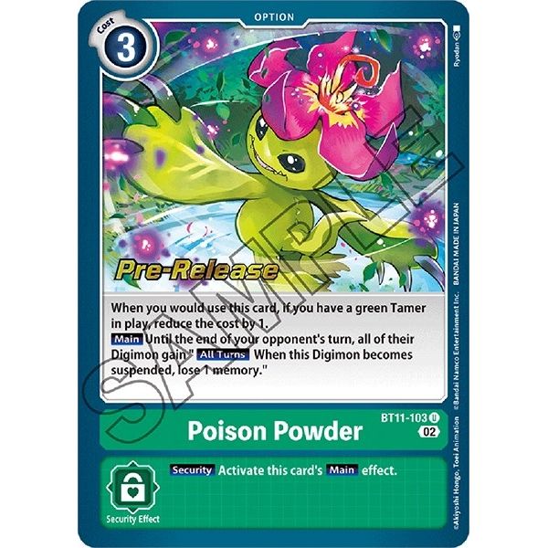 Image for Poison Powder (BT11-103 U) (BT11_PR) - Digimon Card Game