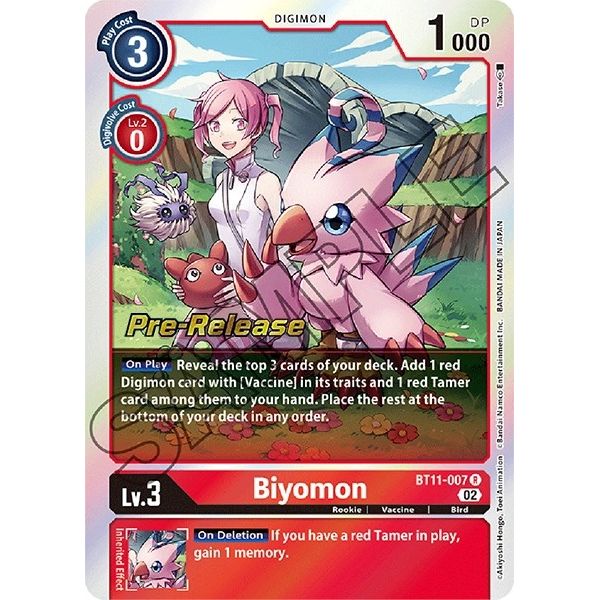 Image for Biyomon (BT11-007 R) (BT11_PR) - Digimon Card Game