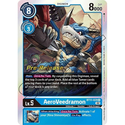 Image for AeroVeedramon (BT11-029 R) (BT11_PR) - Digimon Card Game
