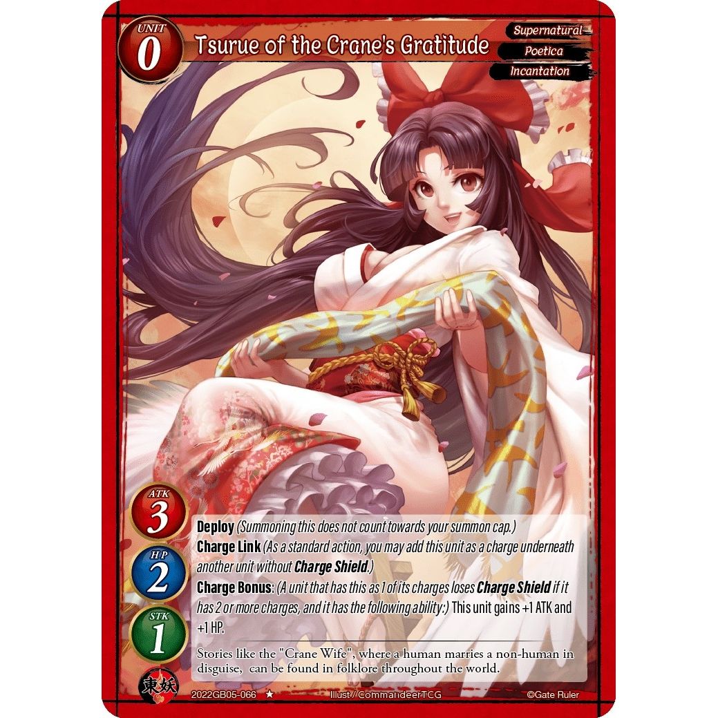 Image for Tsurue of the Crane's Gratitude (2022GB05-066) - Gate Ruler