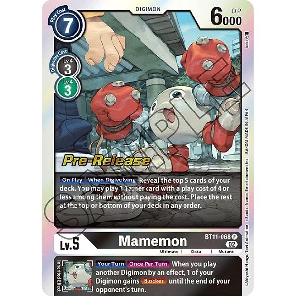 Image for Mamemon (BT11-068 R) (BT11_PR) - Digimon Card Game