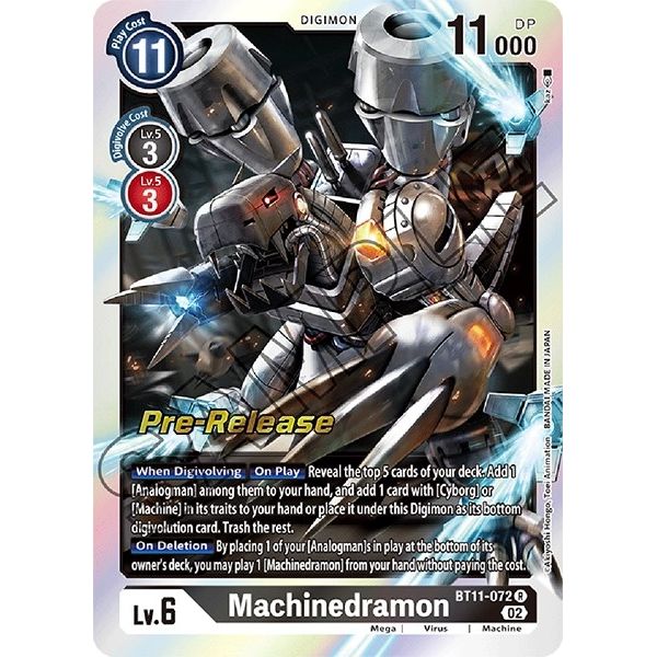 Image for Machinedramon (BT11-072 R) (BT11_PR) - Digimon Card Game