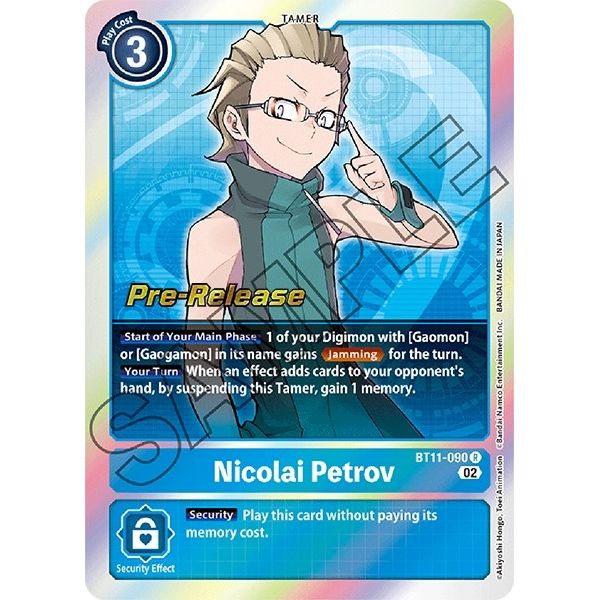 Image for Nicolai Petrov (BT11-090 R) (BT11_PR) - Digimon Card Game