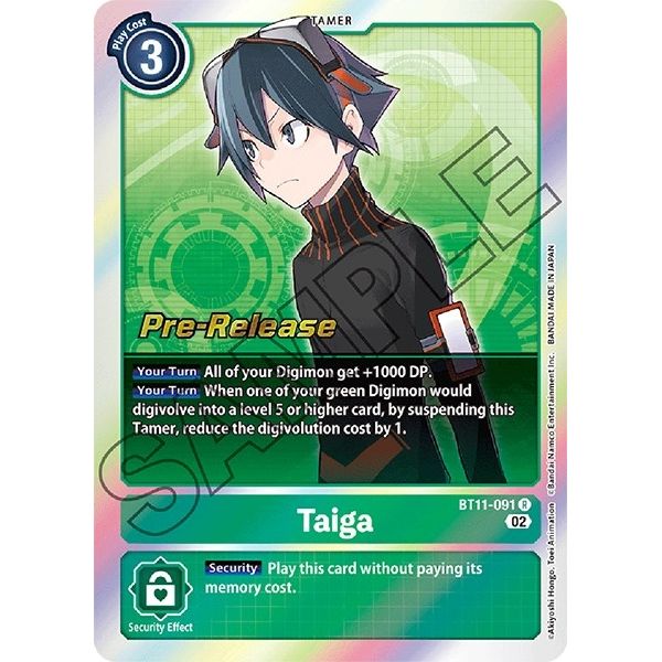 Image for Taiga (BT11-091 R) (BT11_PR) - Digimon Card Game