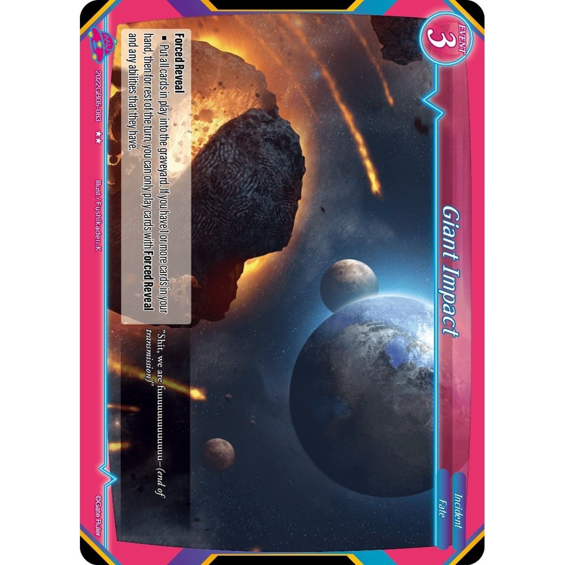 Image for Giant Impact (2022GB05-083) - Gate Ruler