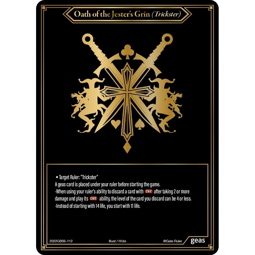 Image for Oath of the Jester's Grin (Trickster) (2022GB05-112) - Gate Ruler