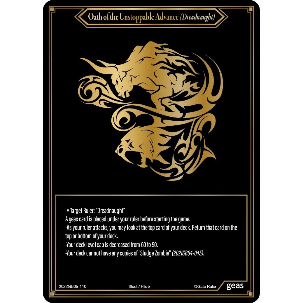 Image for Oath of the Unstoppable Advance (Dreadnaught) (2022GB05-110) - Gate Ruler