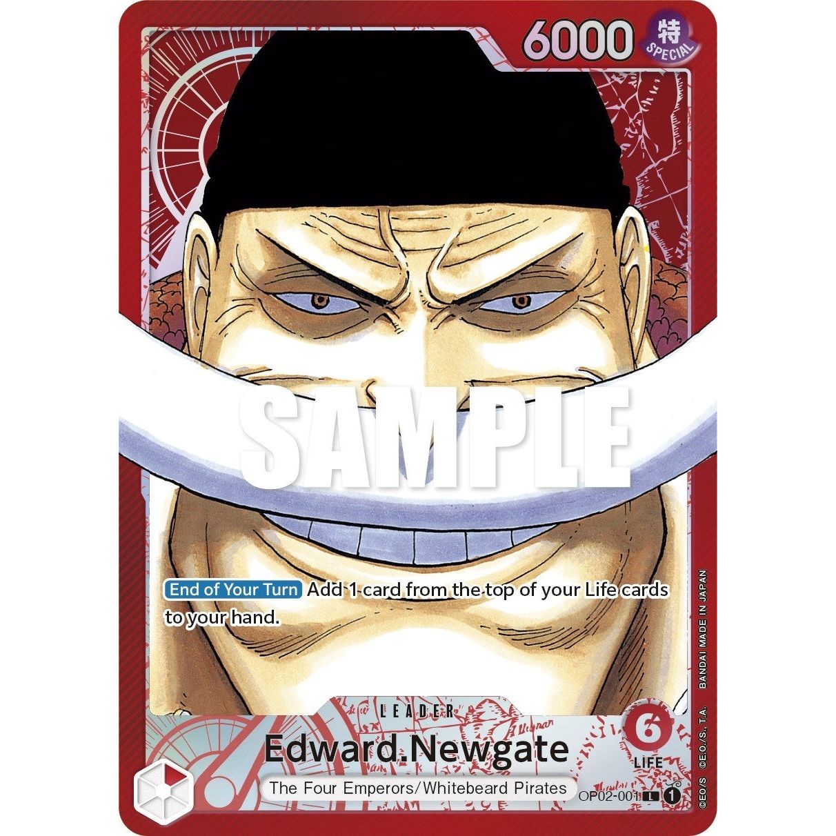 Image for Edward.Newgate (001) (Alternate Art) (OP02-001) (OP02) - One Piece Card Game