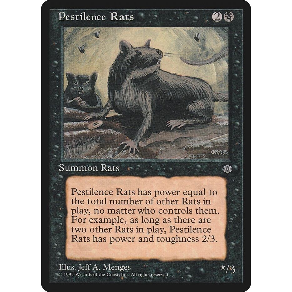 Image for Pestilence Rats (ICE) - Magic: The Gathering
