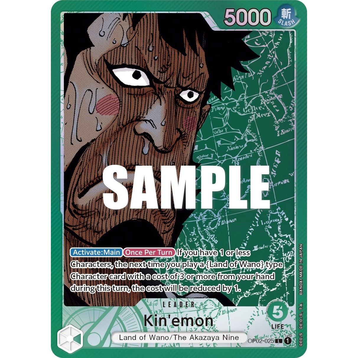 Image for Kin'emon (Alternate Art) (OP02-025) (OP02) - One Piece Card Game