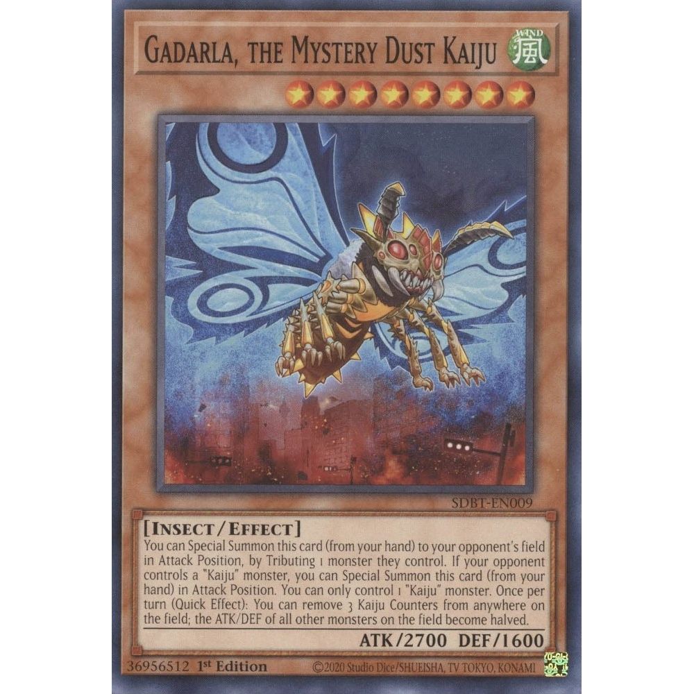 Image for Gadarla, the Mystery Dust Kaiju (SDBT-EN009) (SDBT) - YuGiOh