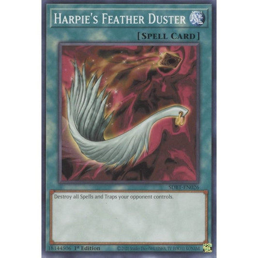 Image for Harpie's Feather Duster (SDBT-EN026) (SDBT) - YuGiOh