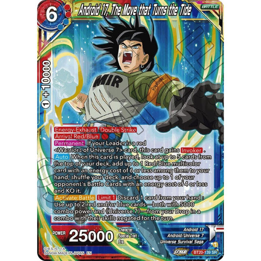 Image for Android 17, The Move that Turns the Tide (BT20-139) (DBS-B20) - Dragon Ball Super: Masters