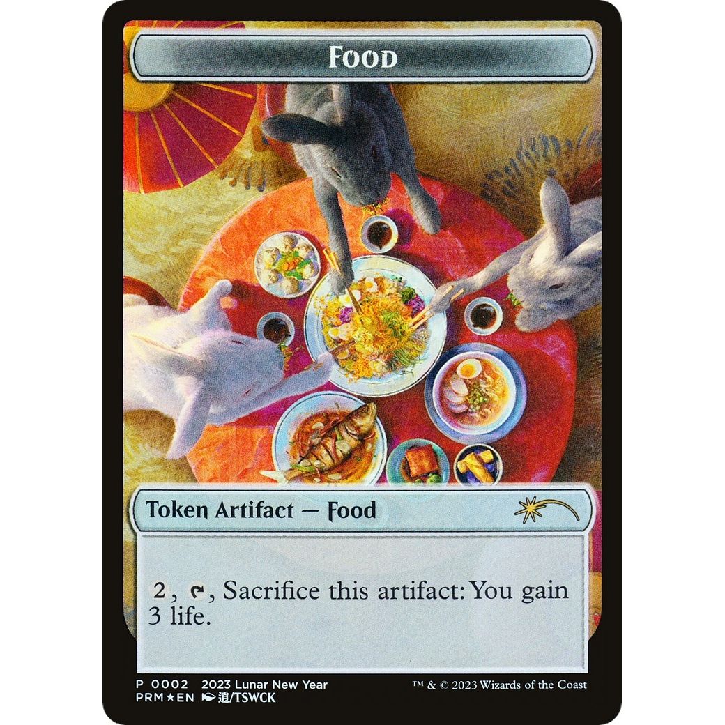 Image for Food Token (Year of the Rabbit 2023) (2) (UMP) - Magic: The Gathering