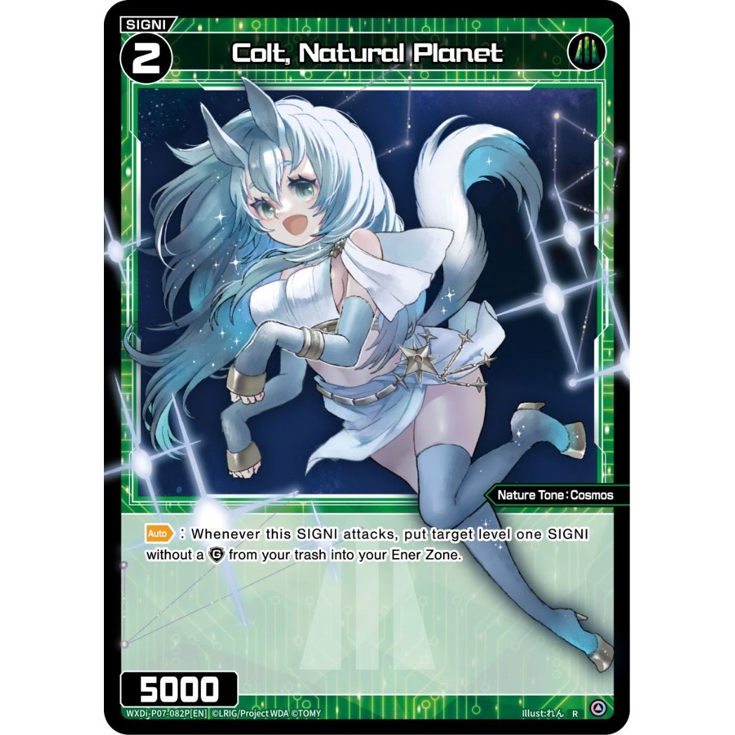 Image for Colt, Natural Planet (Parallel Foil) (WXDi-P07-082P[EN]) (WXDi-P07) - WIXOSS
