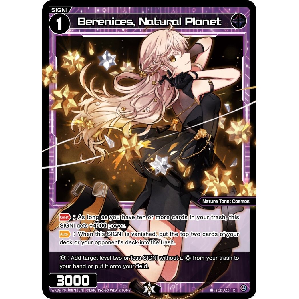 Image for Berenices, Natural Planet (Parallel Foil) (WXDi-P07-087P[EN]) (WXDi-P07) - WIXOSS
