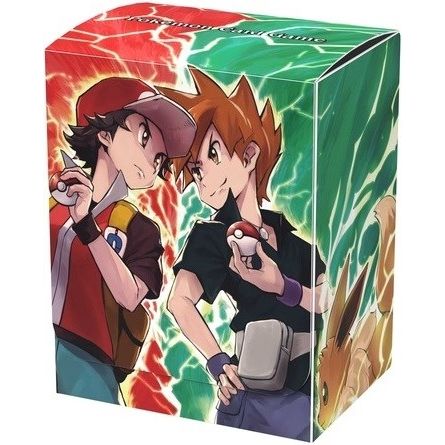 Image for Pokemon Center Japan Exclusive: Red and Green Deck Box - Deck Boxes