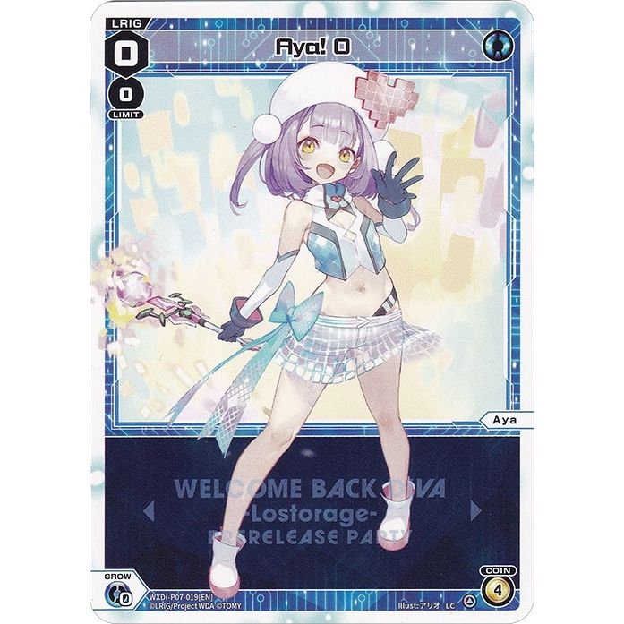 Image for Aya! 0 (Prerelease Party) (WXDi-P07-019[EN]) (WXDi-P) - WIXOSS