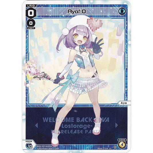 Image for Aya! 0 (Prerelease Party) (WXDi-P07-019[EN]) (WXDi-P) - WIXOSS