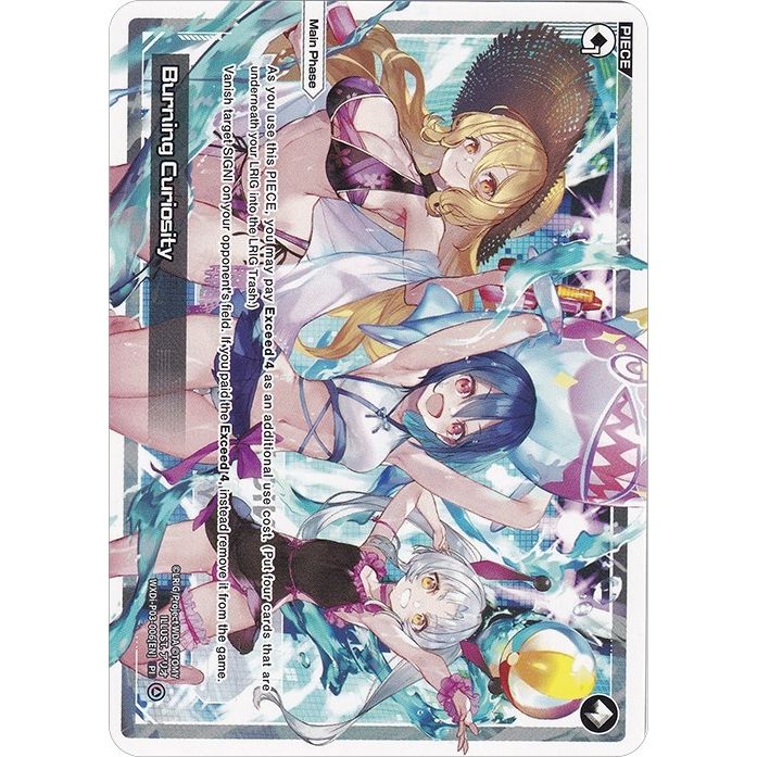 Image for Burning Curiosity (Prerelease Party) (WXDi-D08-012[EN]) (WXDi-P) - WIXOSS