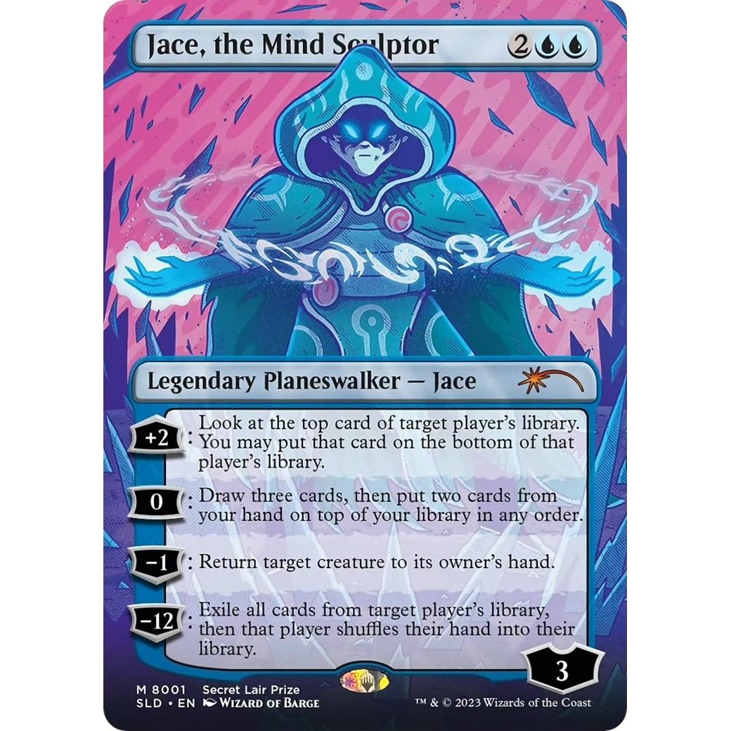 Image for Jace, the Mind Sculptor (8001) (SLP) - Magic: The Gathering