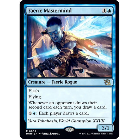 Image for Faerie Mastermind (58) (MOM) - Magic: The Gathering
