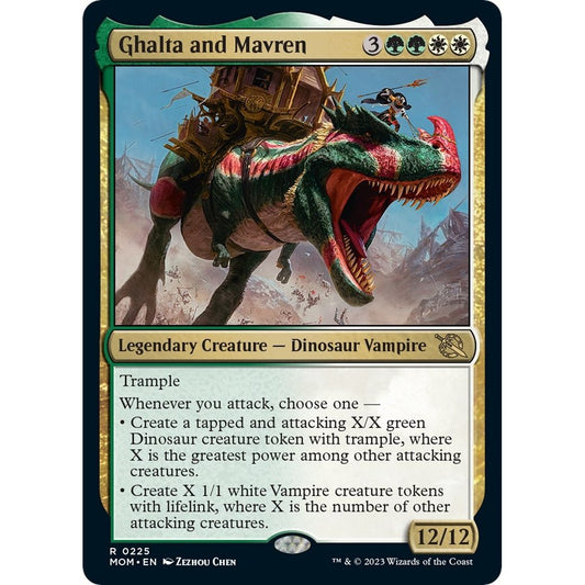 Image for Ghalta and Mavren (225) (MOM) - Magic: The Gathering