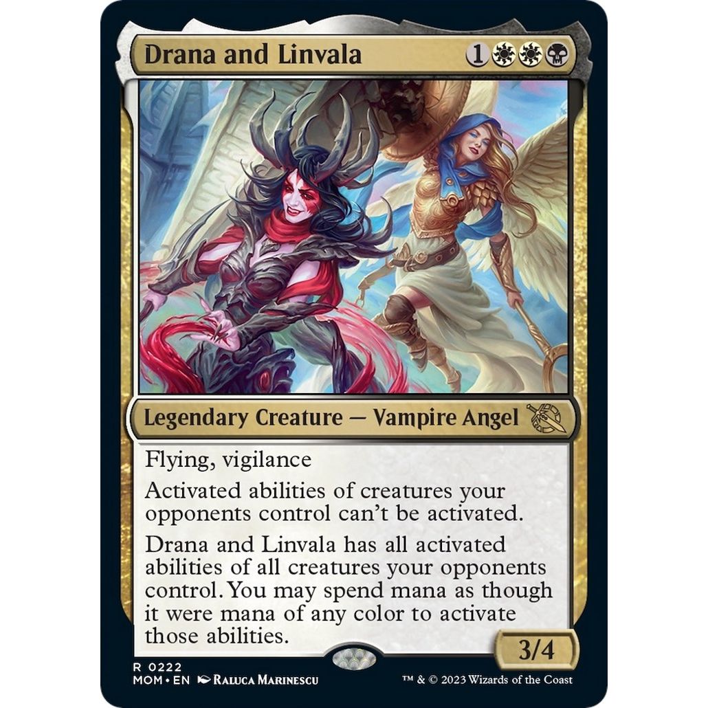 Image for Drana and Linvala (222) (MOM) - Magic: The Gathering