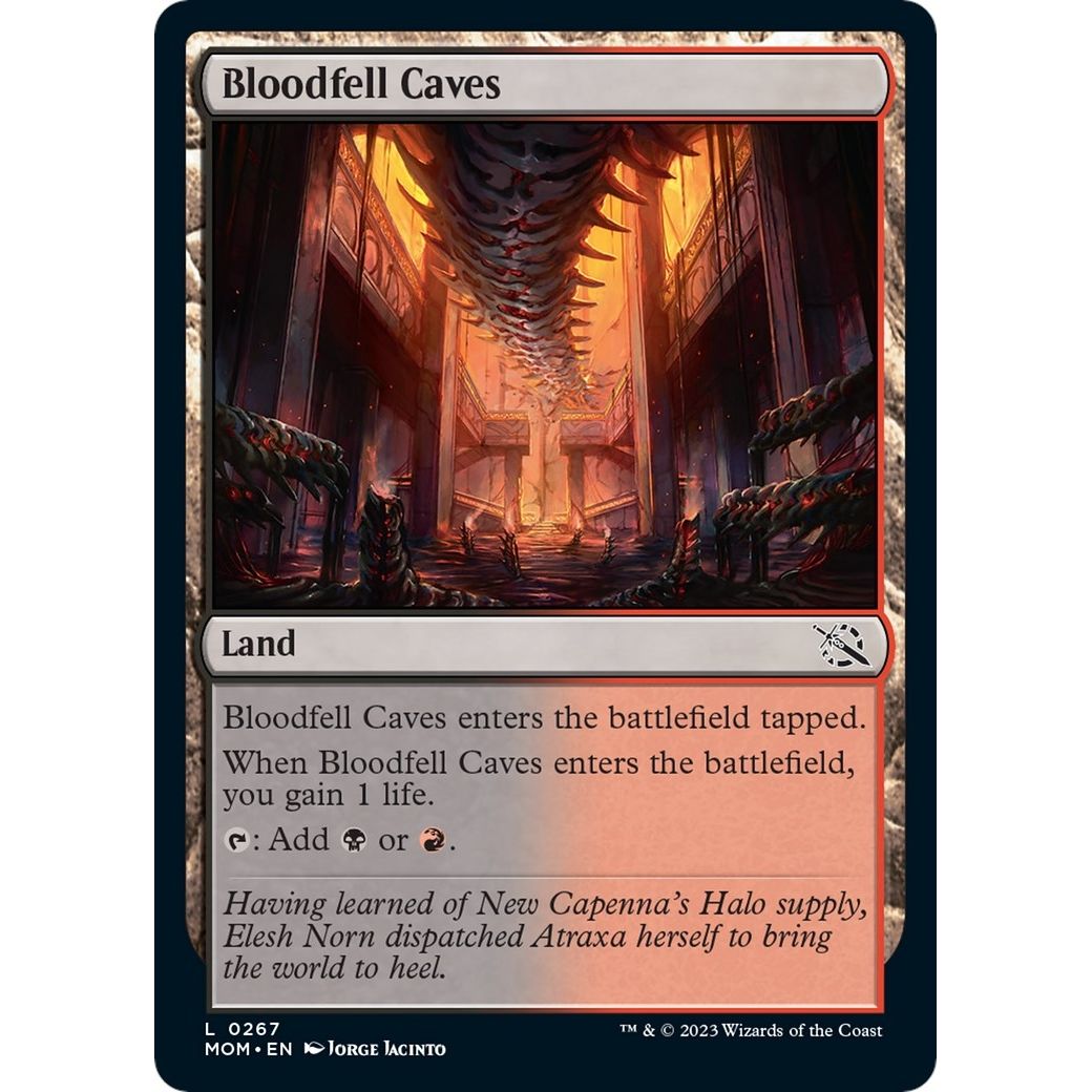 Image for Bloodfell Caves (267) (MOM) - Magic: The Gathering