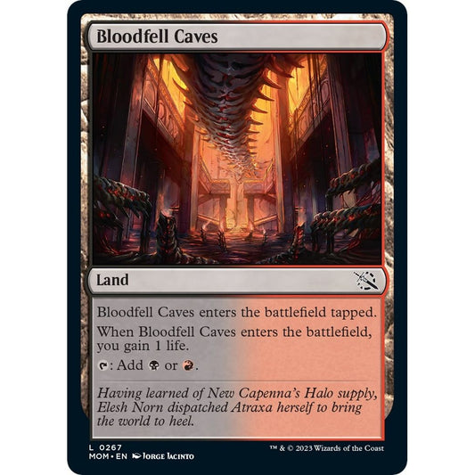 Image for Bloodfell Caves (267) (MOM) - Magic: The Gathering