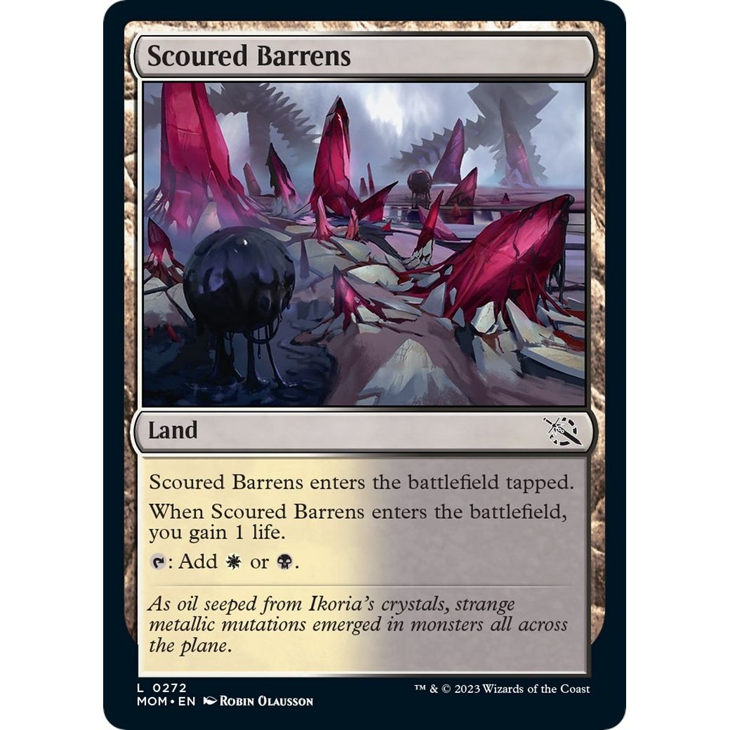 Image for Scoured Barrens (272) (MOM) - Magic: The Gathering