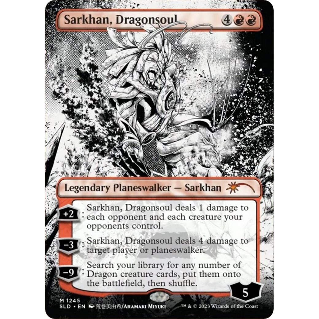 Image for Sarkhan, Dragonsoul (Borderless) (1245) (SLD) - Magic: The Gathering