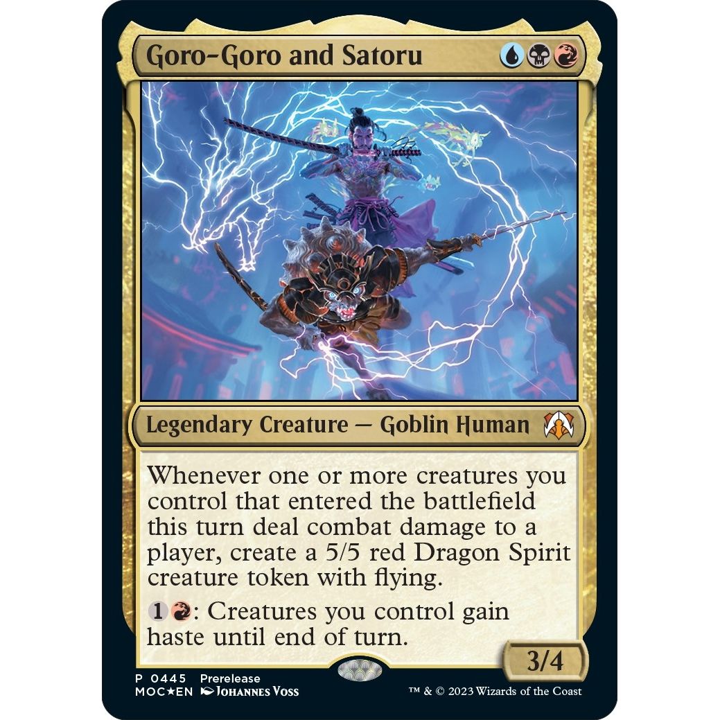 Image for Goro-Goro and Satoru (445) (PRE) - Magic: The Gathering