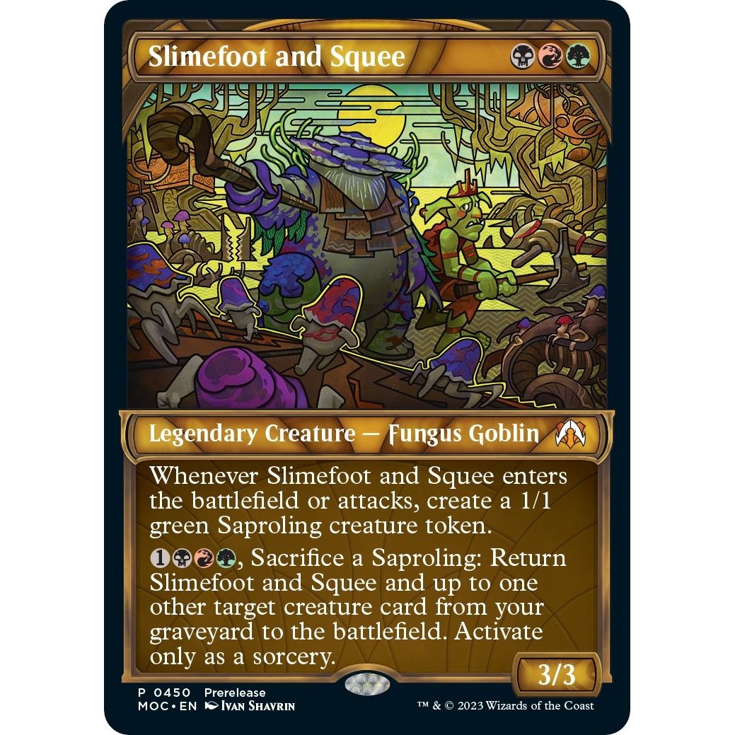 Image for Slimefoot and Squee (Showcase) (450) (PRE) - Magic: The Gathering