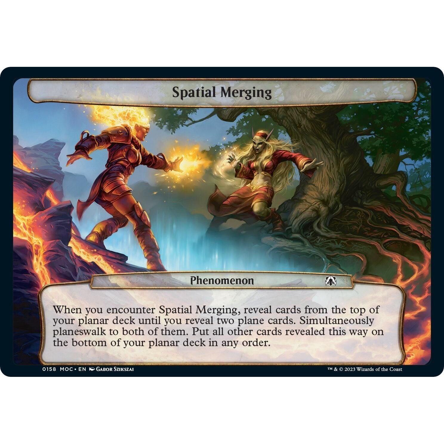 Image for Spatial Merging (158) (MOC) - Magic: The Gathering